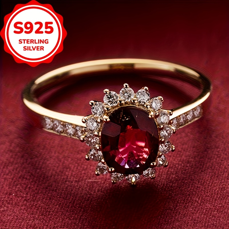 S925 Sterling Silver French-Style Courtly Ring